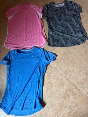 Nike Pink, Blue & Black Women’s Performance Tee Trio